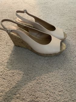 Beige Sandals Barely Worn
