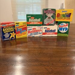 Assorted Baseball Card Sets