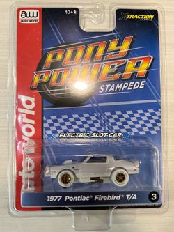 Auto world 1977 Pontiac Firebird slot car chase