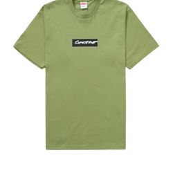 Supreme Futura Box Logo Tee Olive Sz M
