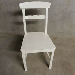 White Wood Chair