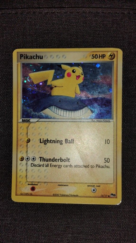 Error Holo Pop Series 5 Pikachu