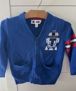 New! Baby GAP | Star Wars R2-D2 Cardigan (2y)