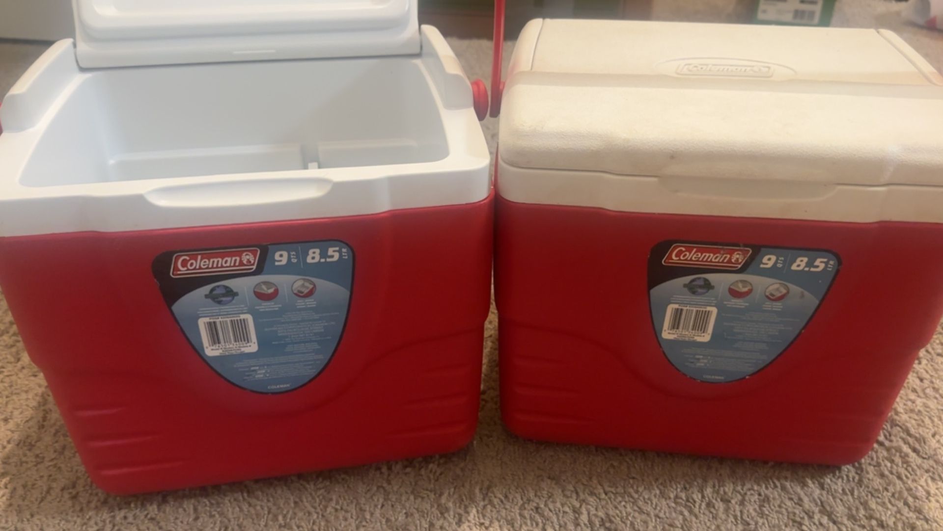 Coleman Cooler $10 Each