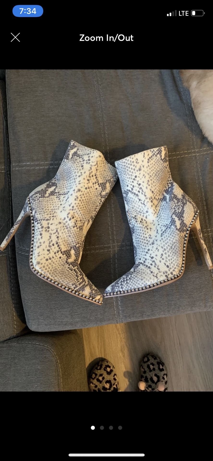 Steve Madden Snake skin bootie