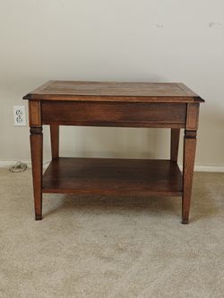 Moving sale! Vintage Solid Wood Side table