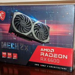 MSI Radeon RX 6600 Mech 2x Graphics Card for Sale in Chicago