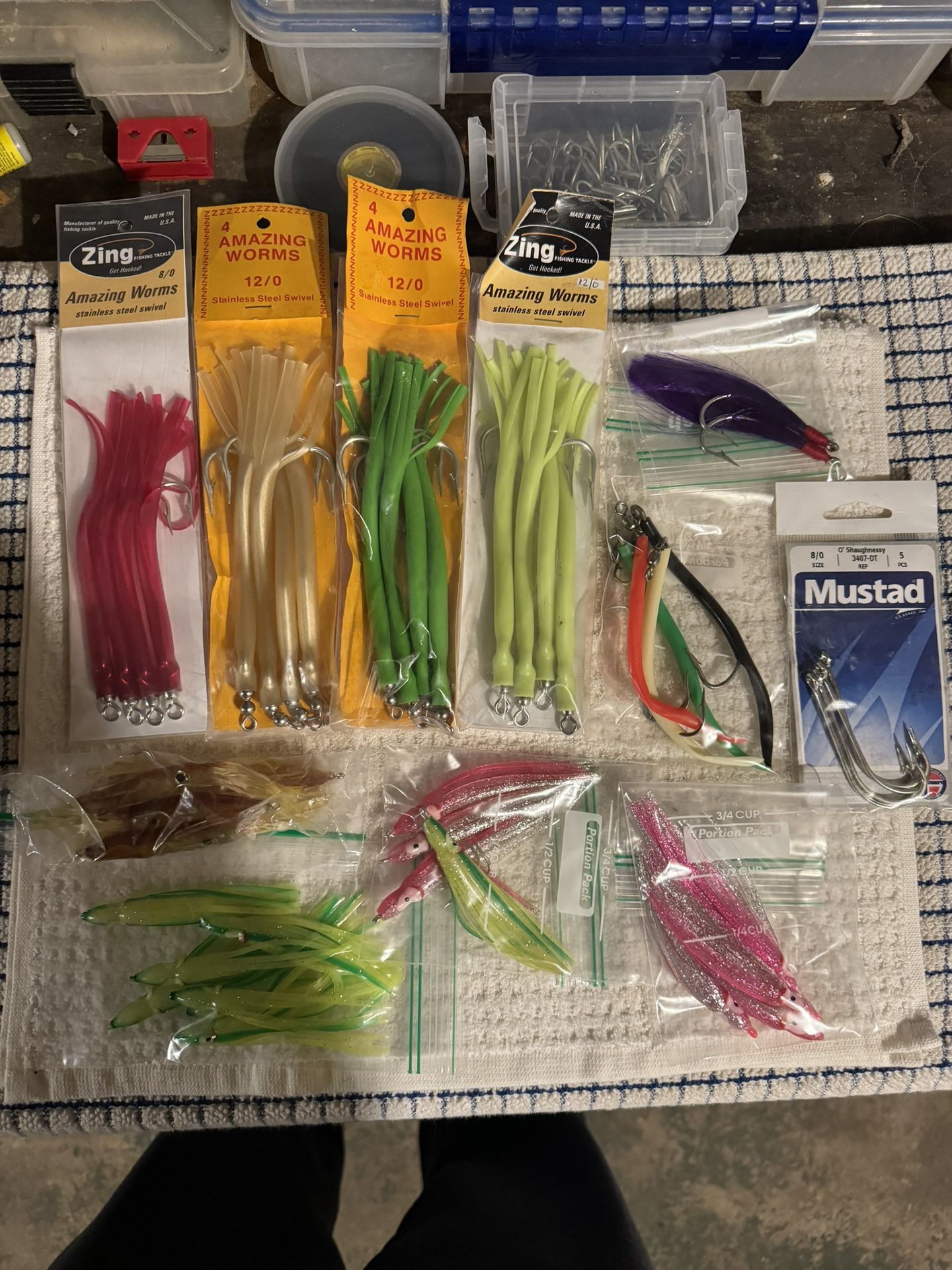 Assorted Saltwater Bottom Fishing Rigs 