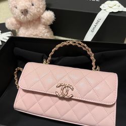 Chanel Flap Phone Holder With Chain