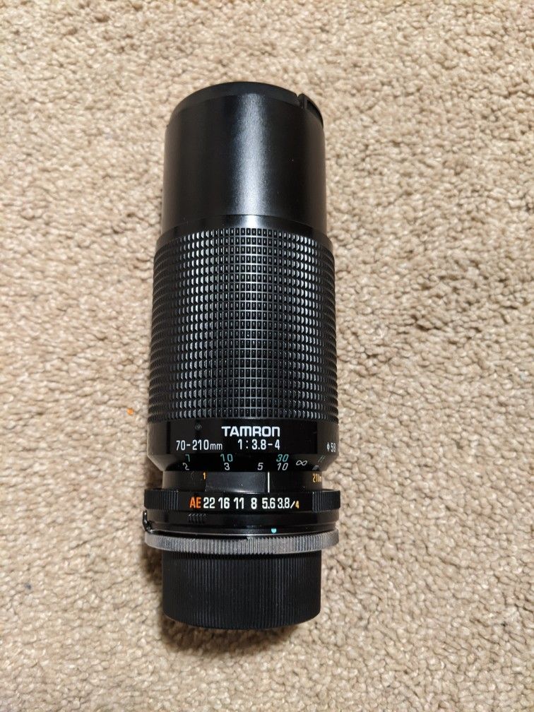 Tamron Adaptall Lens With Adapter And Caps