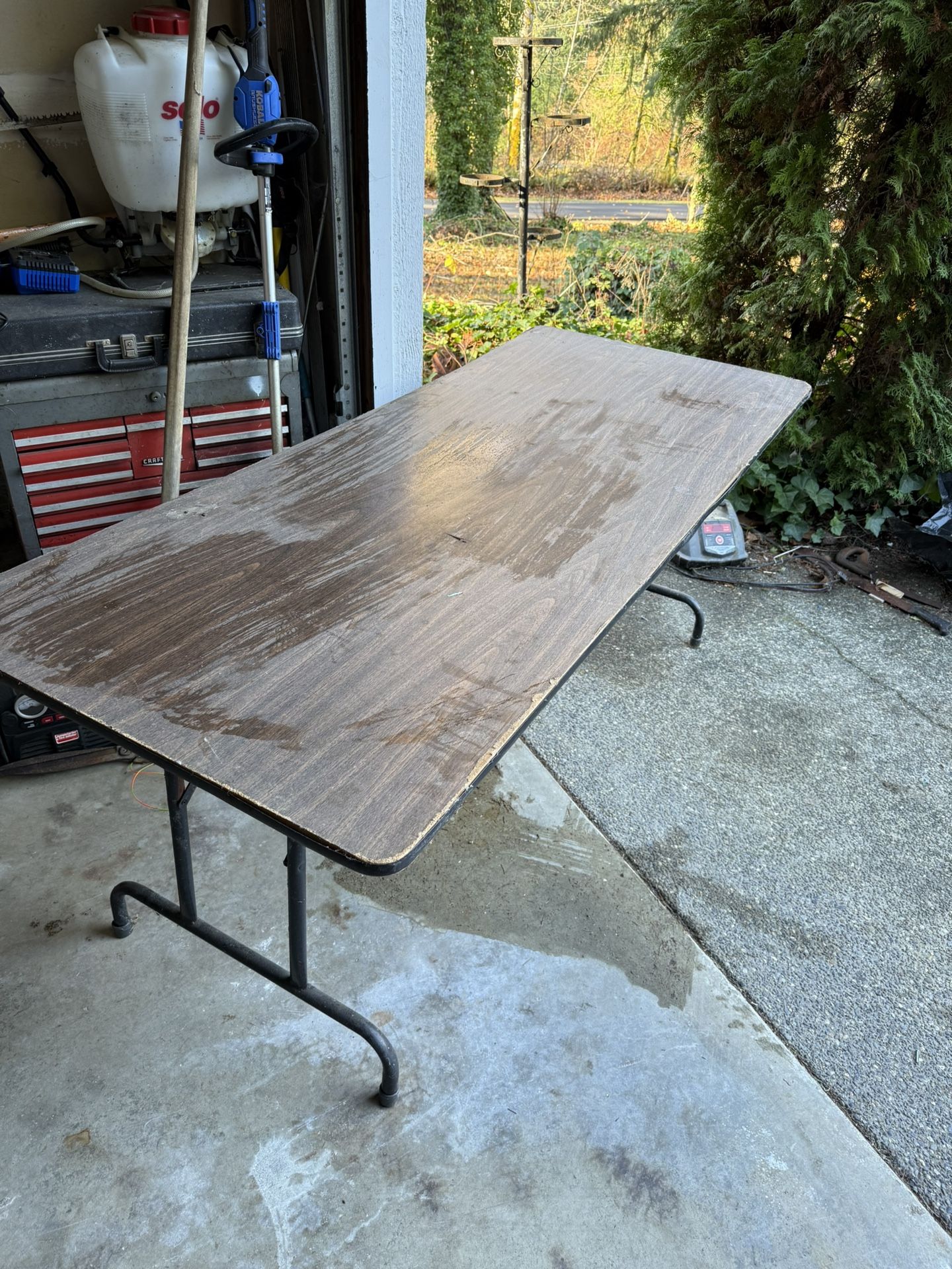Wooden Fold Table 6 Feet