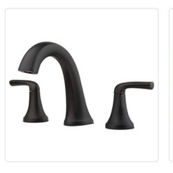 Pfister Ladera 8 in. Widespread 2-Handle Bathroom Faucet in Matte Black. Retails $155 with TaxesOthers Avail. Look At My Profile!