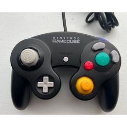 Nintendo GameCube Controller - Black  |  OEM |  TIGHT  JOYSTICKS  |  TESTED