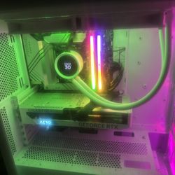Custom All White PC Build