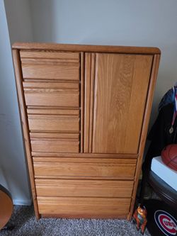 Oak Bedroom Furniture/Entertainment Center