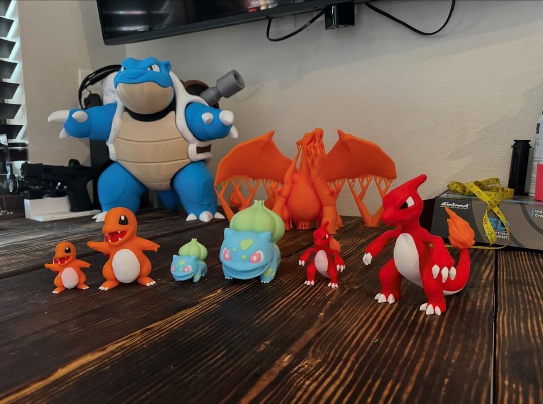 CUSTOM POKÉMON FIGURES - Pokemon 3d Printed Figures