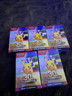 Pokémon 6 pack booster bundle 30th anniversary