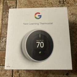 Google Nest Learning Thermostat (new) New Generation 