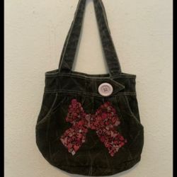 90's Vintage Parcel Jean Purse 