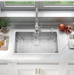 33" LARGE KITCHEN SINK