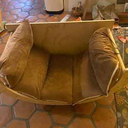 Wooden Arch Rocker with Cushion