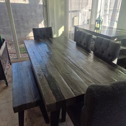 XL Rustic Farmhouse Table 