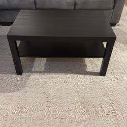 Black IKEA Coffee Table 