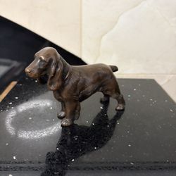Vintage Bronze Spaniel Dog