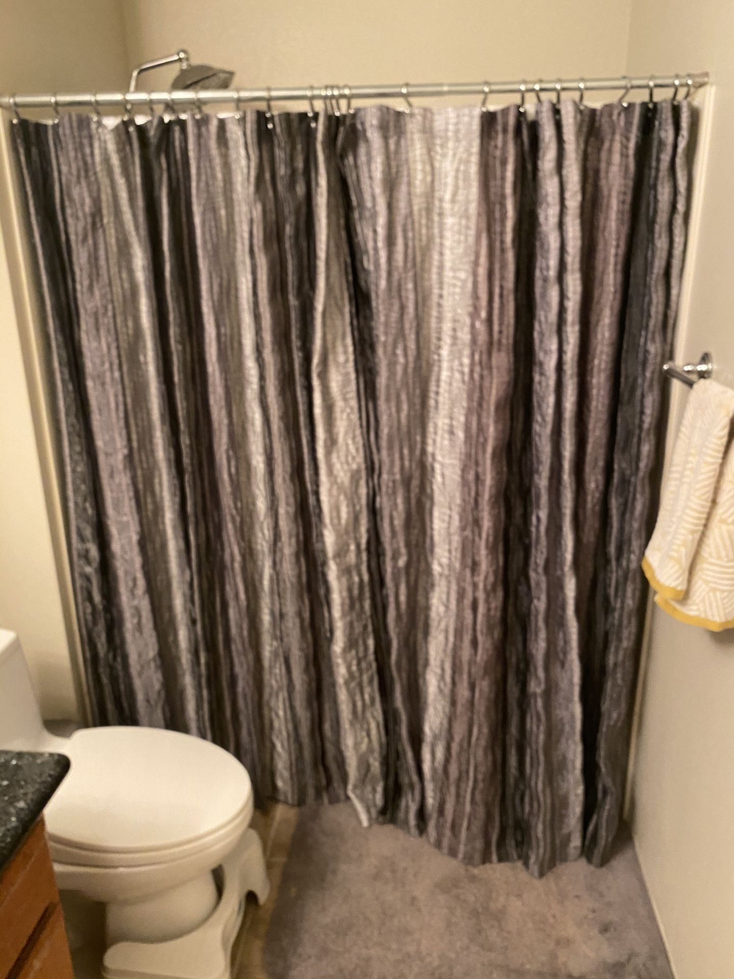 Unused Shower Curtains