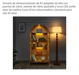 Armario o despensa para cocina con puertas de vidrio