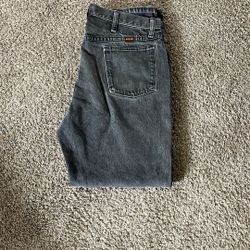 Grey Rustler Jeans 