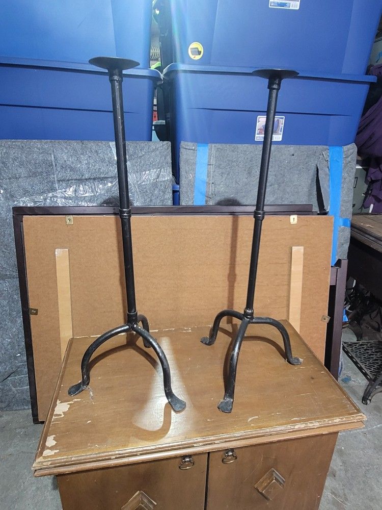 Vintage Wrought Iron Candelabras
Candle Stands Gothic Halloween