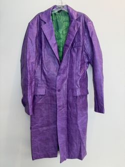 Men's Suitmeister DC Comics Purple Joker Coat, Size Large (42-44)