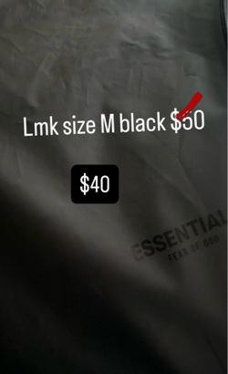 Black essentials hoodie