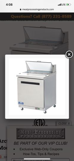 Arctic Air28 Inch Mega Top Prep.model#T28R Commercial Refrigrater