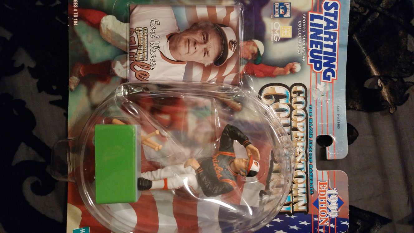 Sport Starting Lineup 1999 Earl Weaver Mlb Cooperstown Collection Figure