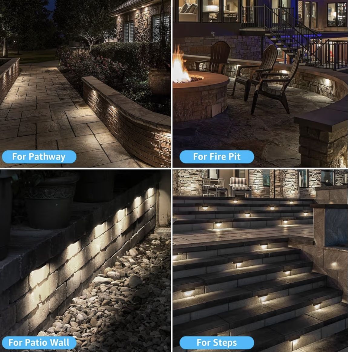 SUNVIE 7 Inch Retaining Wall Lights