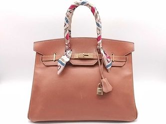 Hermes Birkin 35 Brown Courneval Gold Hardware Handbag Vc0126srzxmia