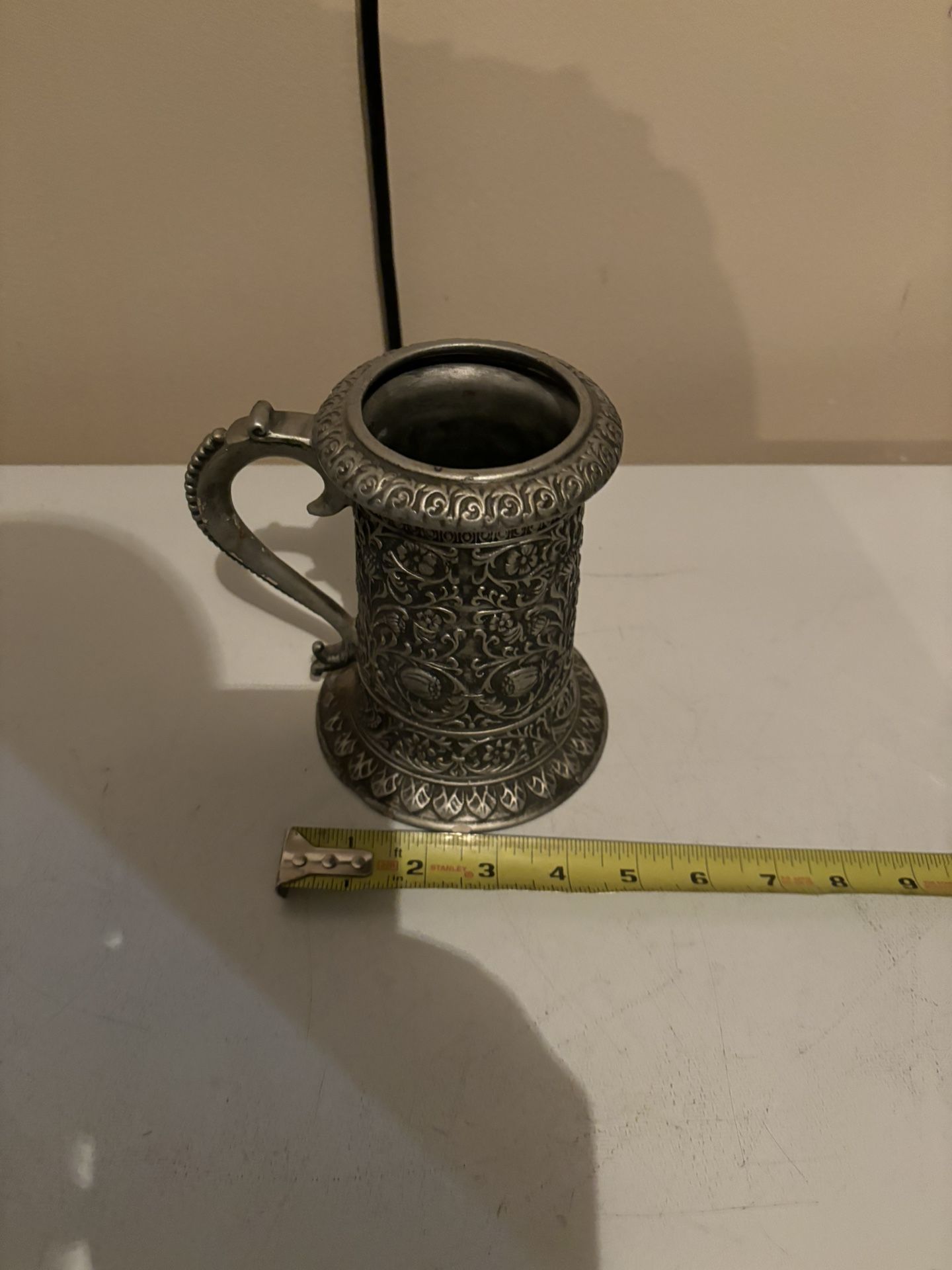 Vintage Pewter Beer Mug