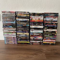 DVD LOT OF 127 