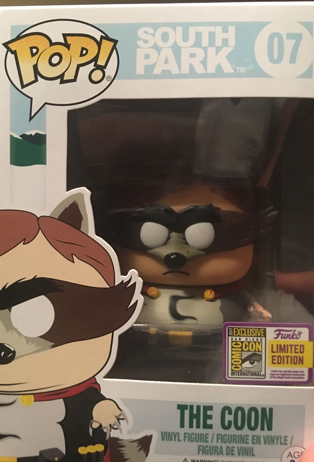 SDCC Comic Con Funko Pop South Park The Coon Eric Cartman