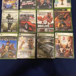 Xbox 360 Games $10