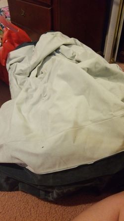 Twin blow up matress