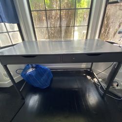 IKEA Alex Gray Desk With Drawers