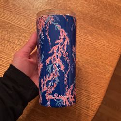 Lilly Pulitzer Coral Tumbler