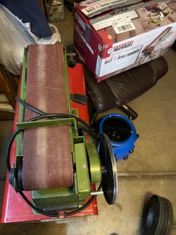 Central Machinery 4” X 36 “ Belt And Disc Sander $65.00