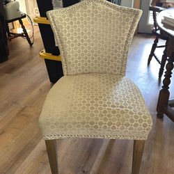 Two White sofa chairs very comfortable