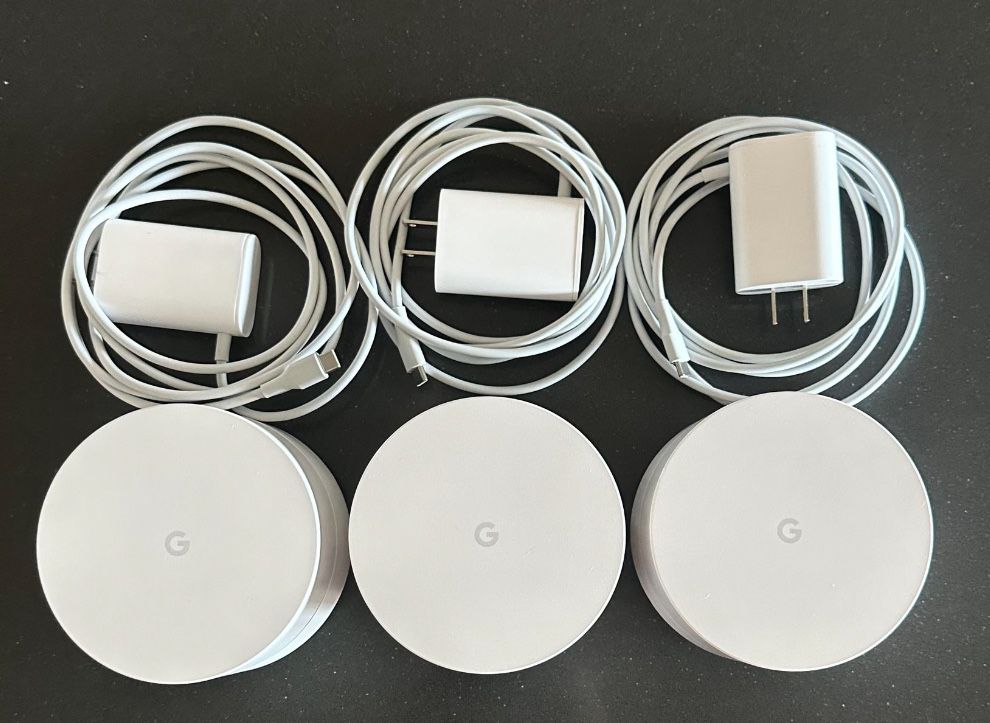 Google mesh routers 3-pack
