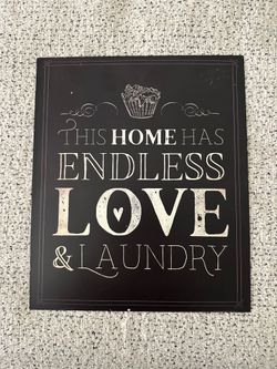 Metal Laundry Sign