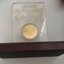 Chicago Blackhawks Stanley Cup Collectors Coin